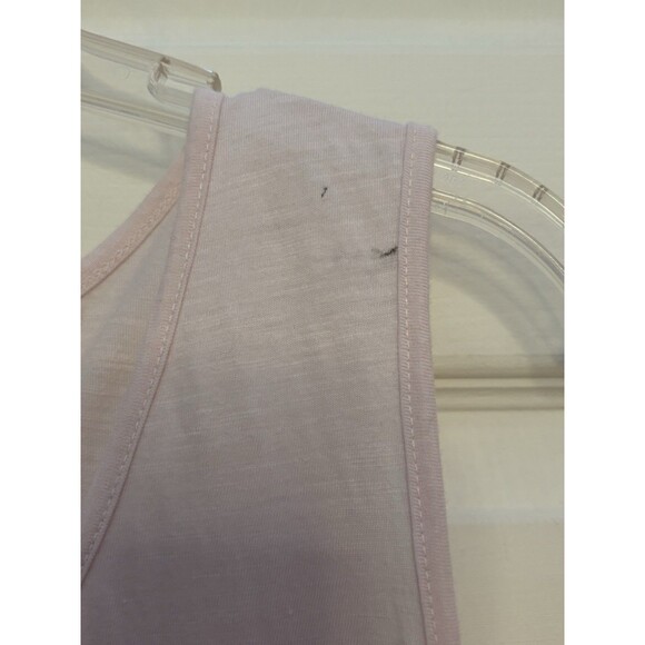 a.n.a. Women's Tye Dye Lace Back Tank Top Empire Rose Pink Size X-LARGE - Picture 3 of 8